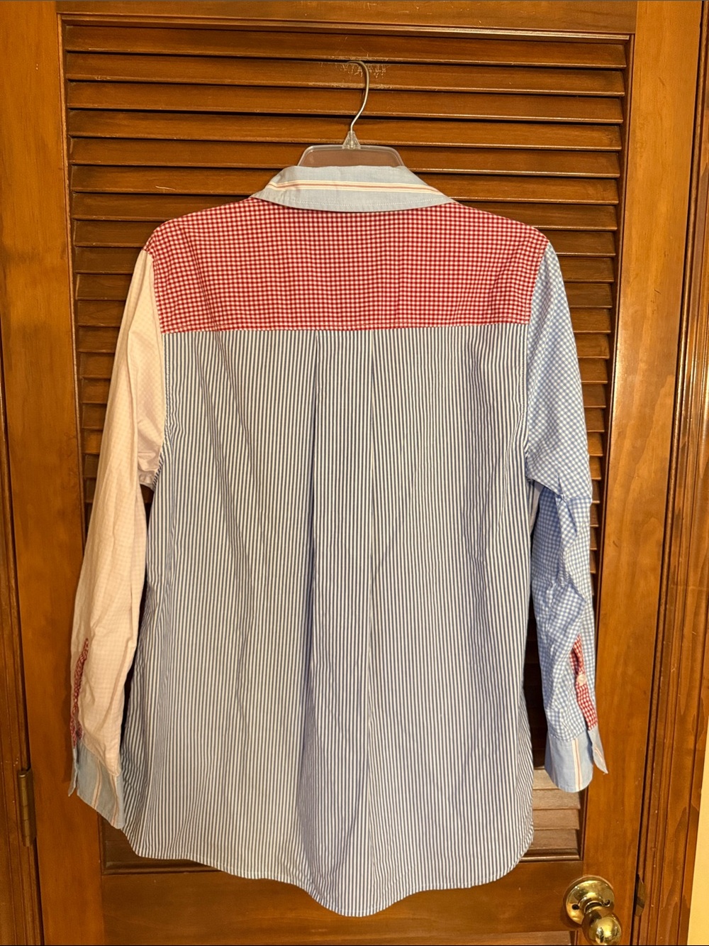 Lane Bryant Multi-Pattern Button-Up Shirt - Picture 5 of 5